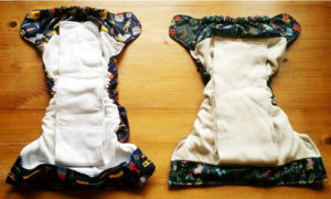 Vergleich Smart Bottoms Dream Diaper Versus-AIO 3.1 Innen mit Einlage lang